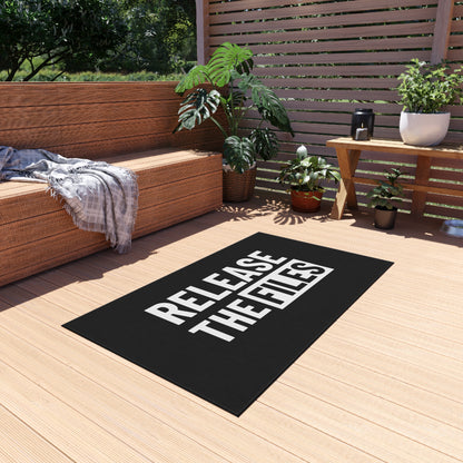 Release the Files Outdoor Rug