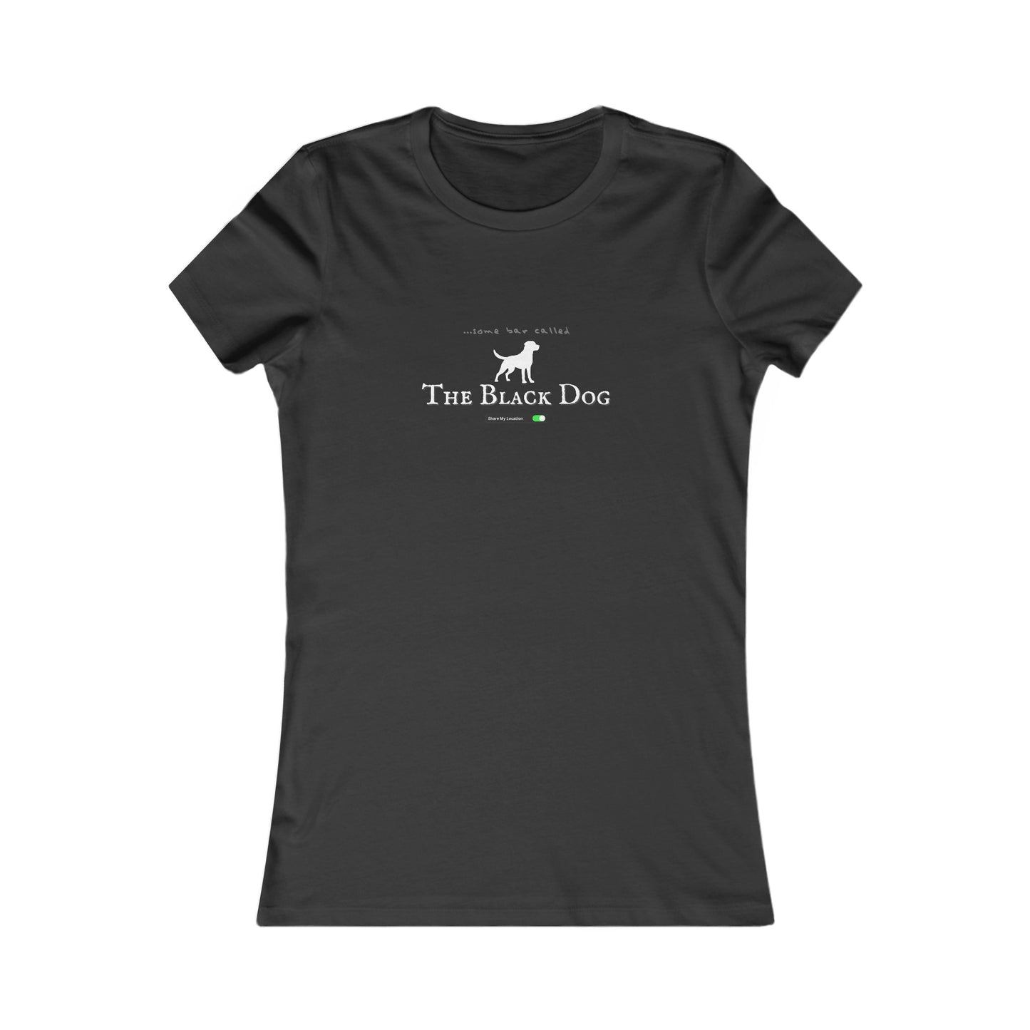 The Black Dog Fitted Women's Tee