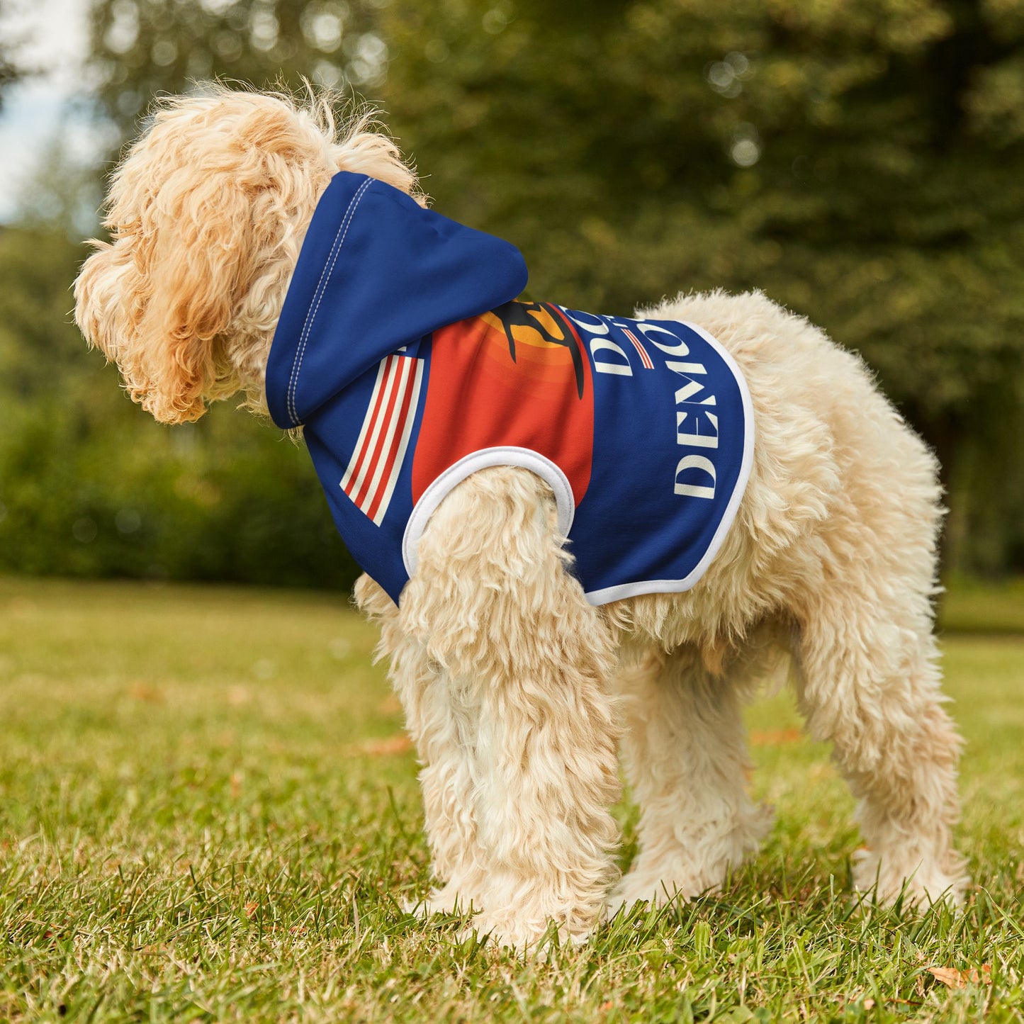 Dogs For Democracy Pet Hoodie