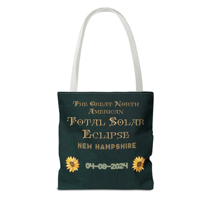 Eclipse New Hampshire Needlepoint Inspired Tote Bag