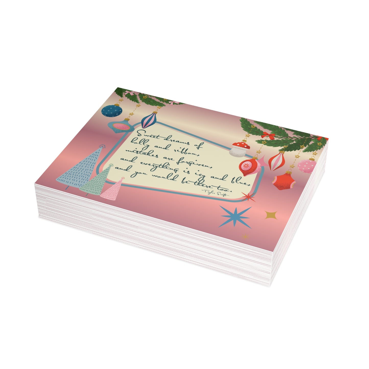 Swiftie Christmas Card Postcard Bundles