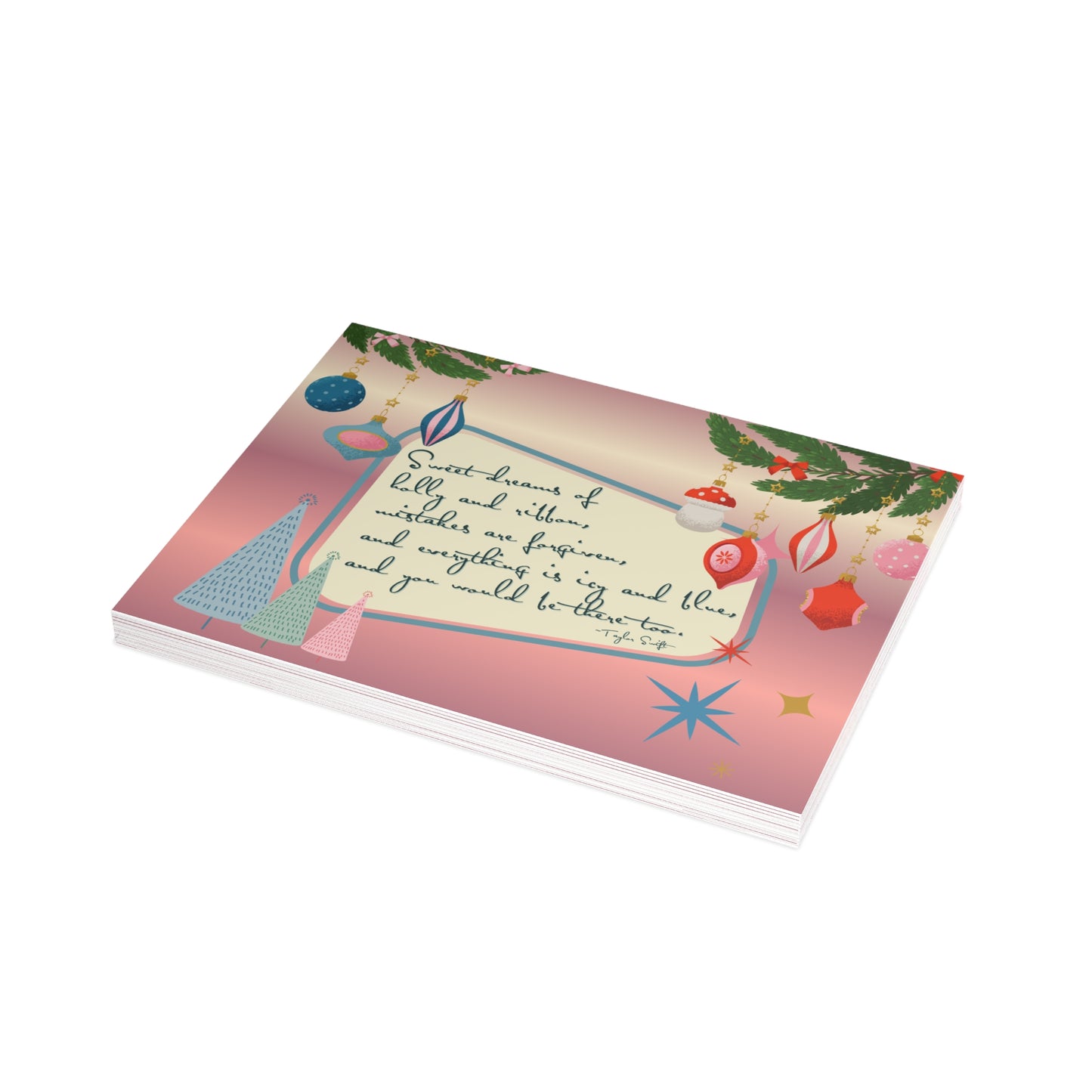 Swiftie Christmas Card Postcard Bundles