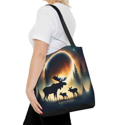 Eclipse New Hampshire Moose Tote Bag