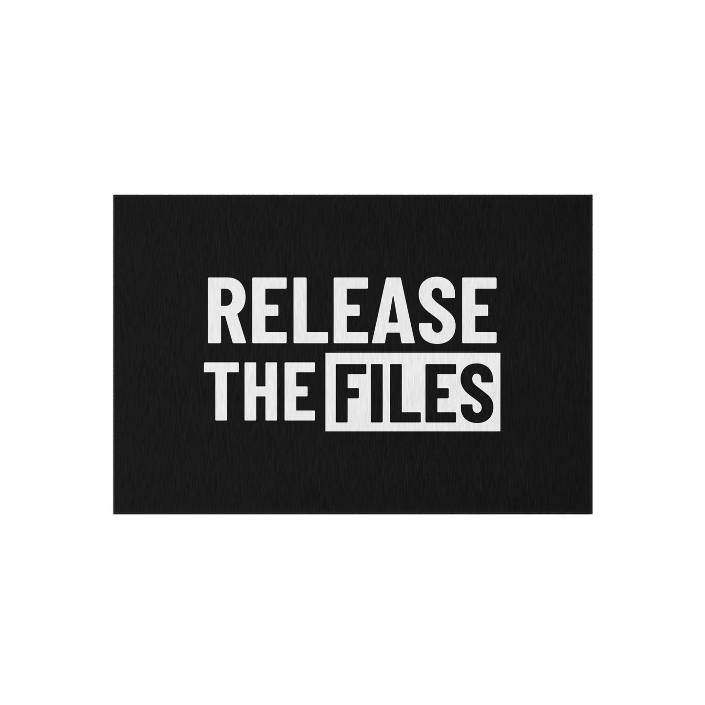 Release the Files Outdoor Rug