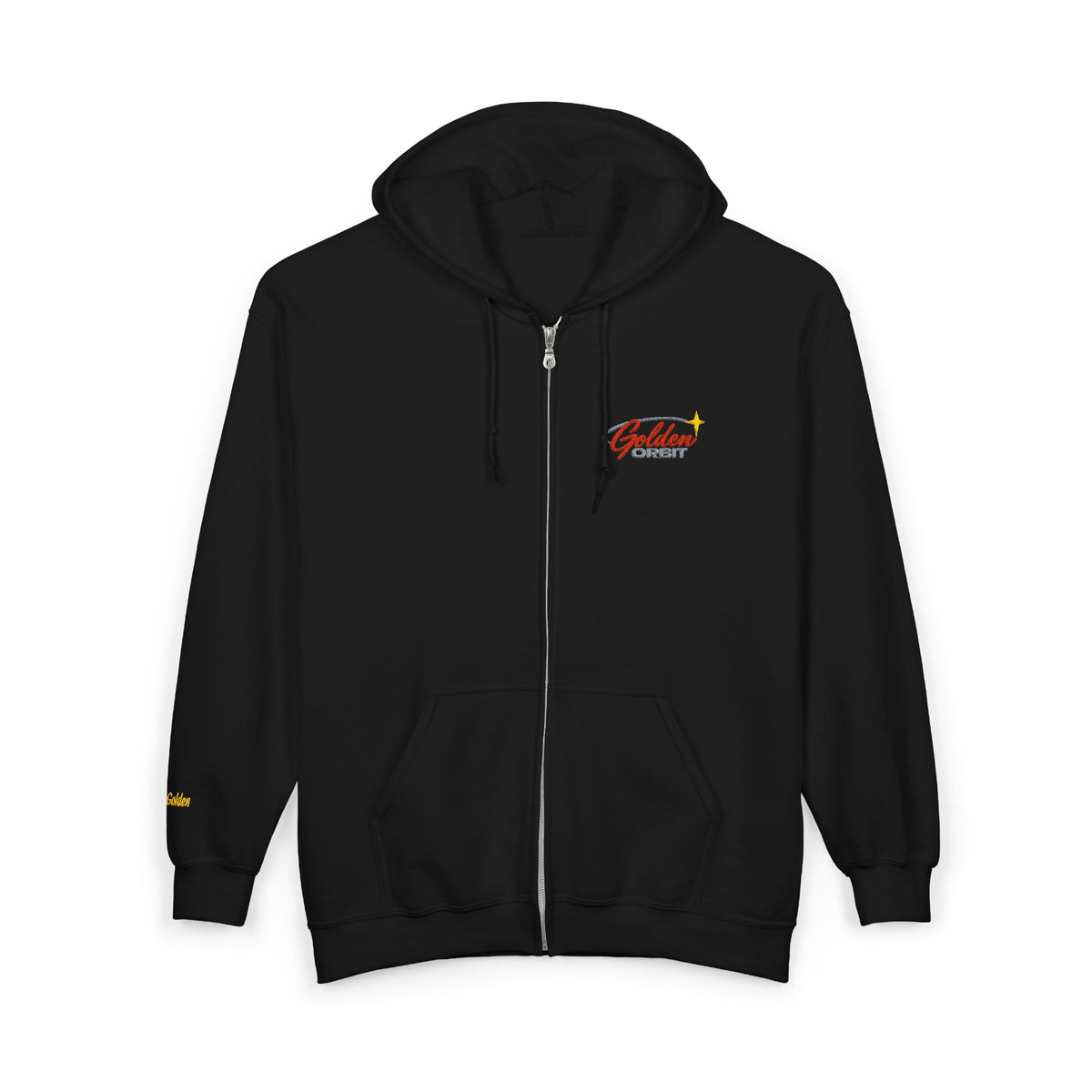 Stay Golden Logo Full Zip Hooded Sweatshirt