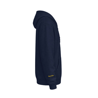 Stay Golden Logo Full Zip Hooded Sweatshirt