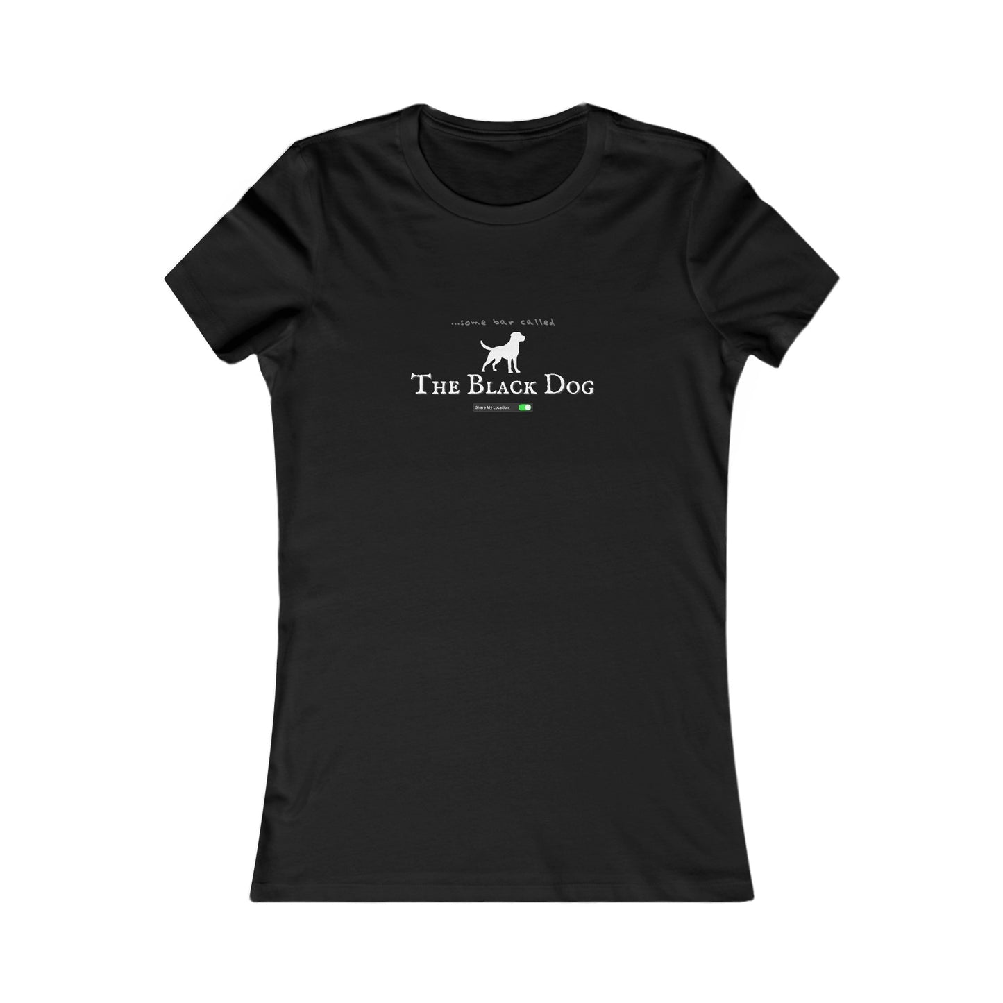 The Black Dog Fitted Women's Tee