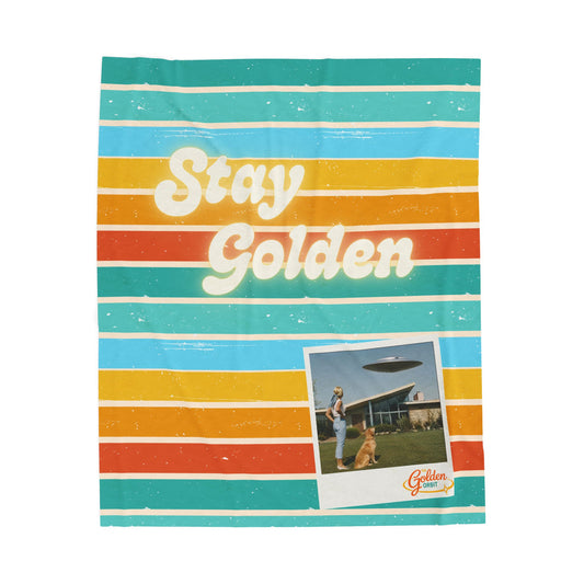 Stay Golden Plush Blanket
