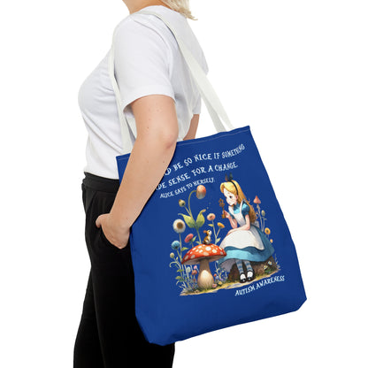 Alice Autism Awareness Tote Bag