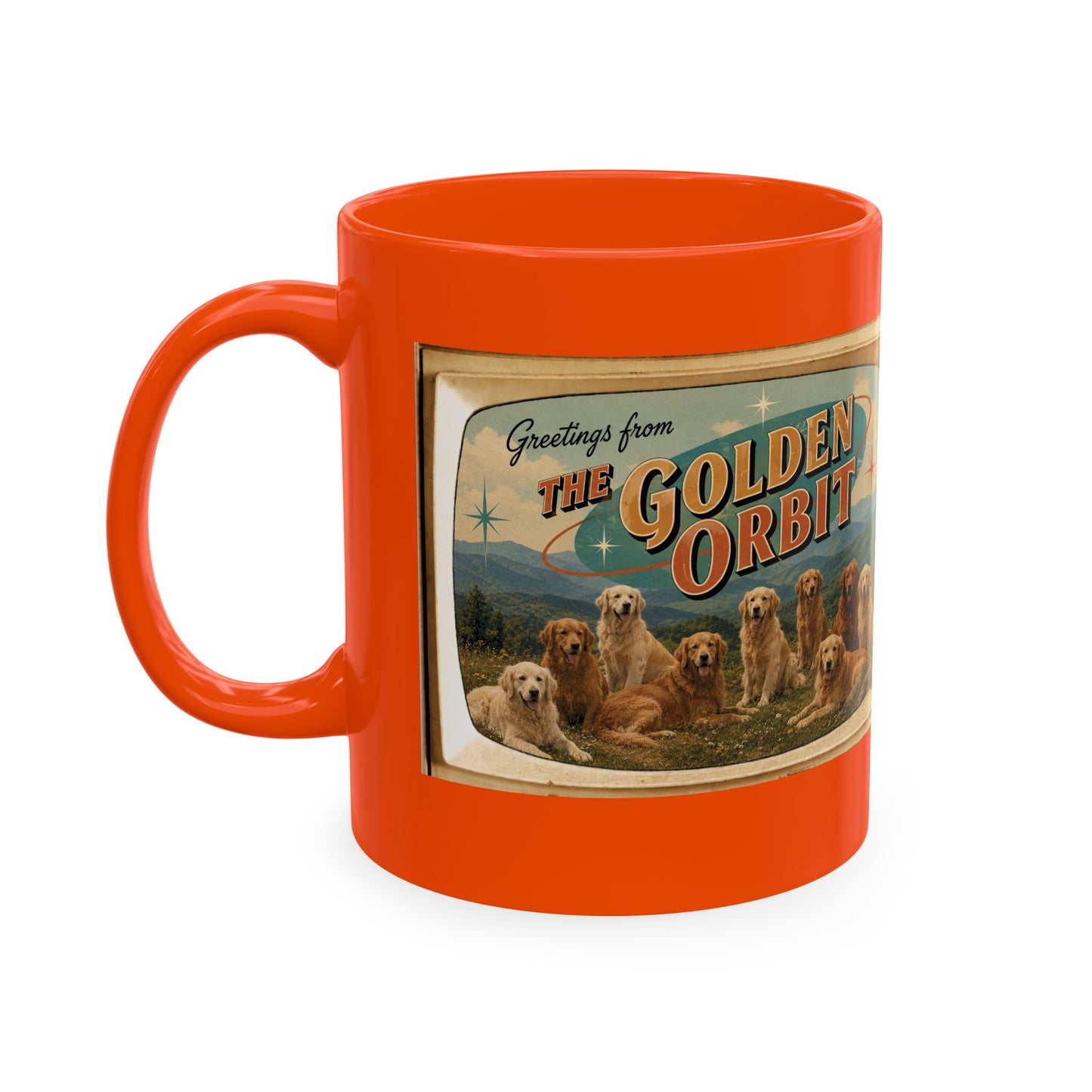 Greetings from The Golden Orbit Mug