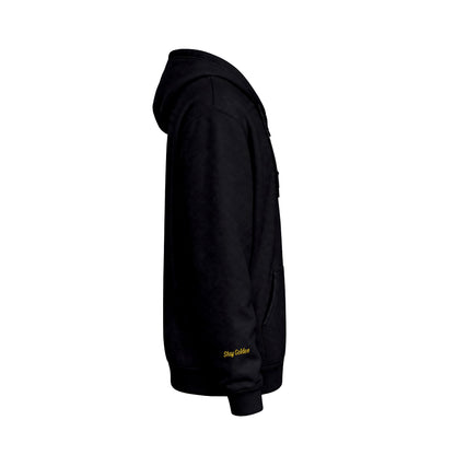 Stay Golden Logo Full Zip Hooded Sweatshirt