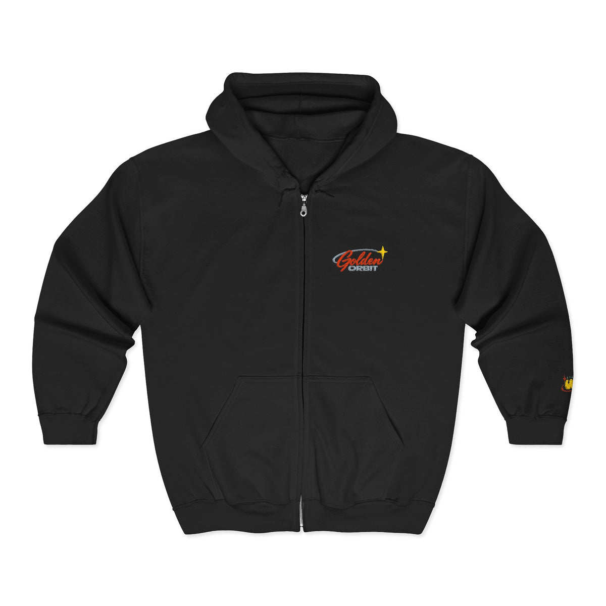 Golden Orbit Unisex Heavy Blend™ Full Zip Hooded Sweatshirt