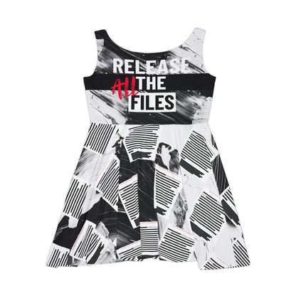Perfectly Redacted Skater Dress