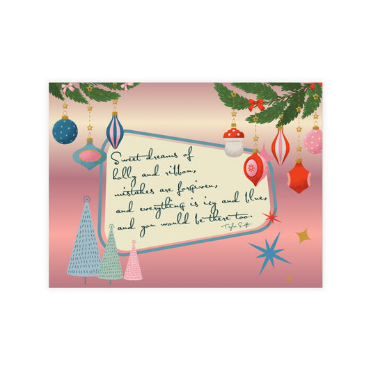 Swiftie Christmas Card Postcard Bundles