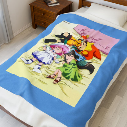 Sugar Snow Fairy Velveteen Plush Blanket