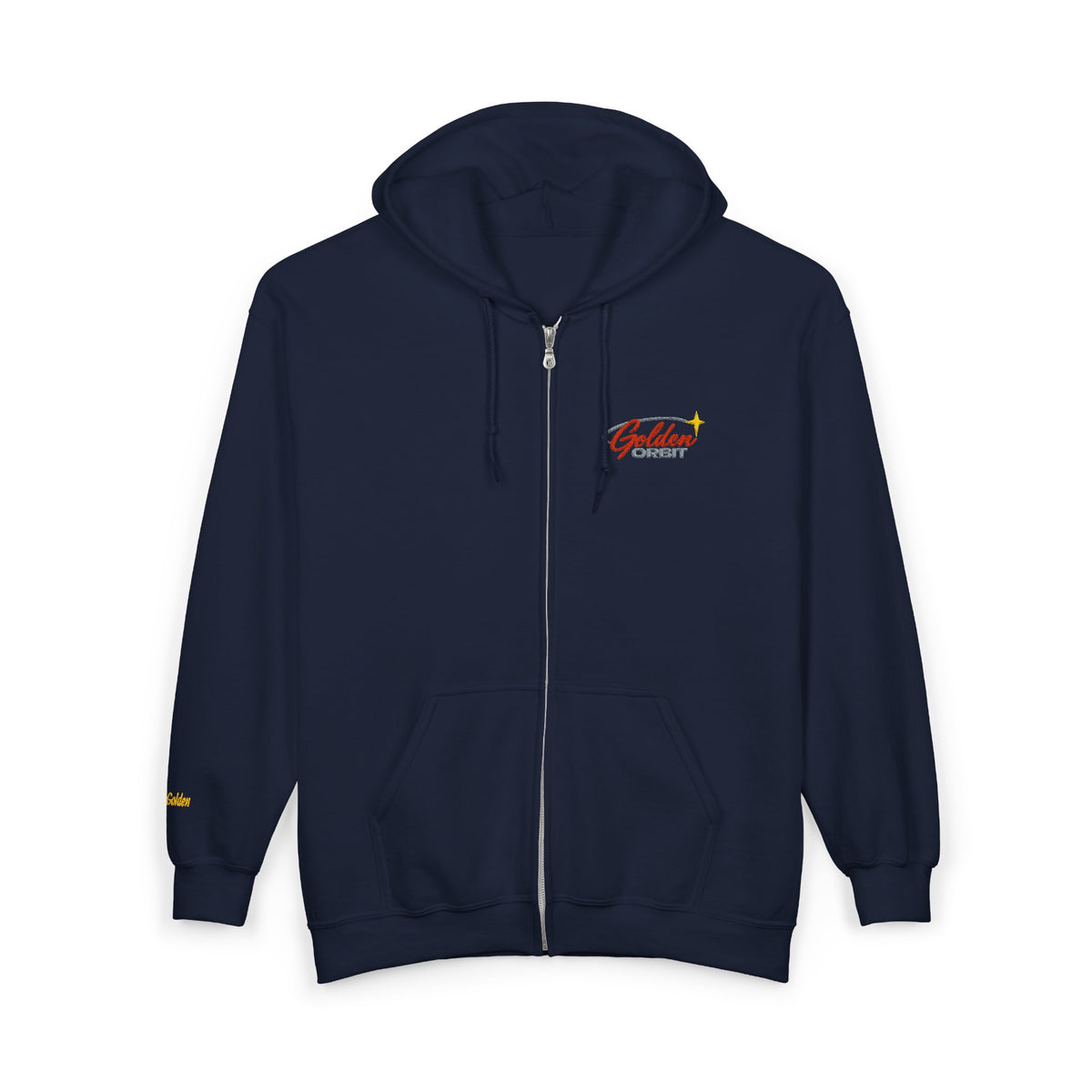 Stay Golden Logo Full Zip Hooded Sweatshirt