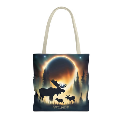 Eclipse New Hampshire Moose Tote Bag