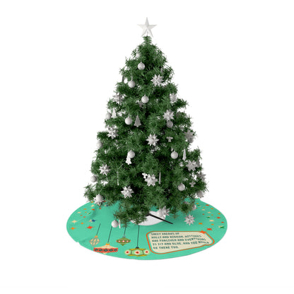 Mid Century Swiftie Christmas Tree Skirt