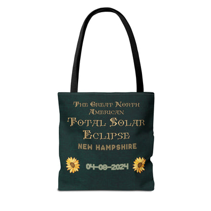 Eclipse New Hampshire Needlepoint Inspired Tote Bag