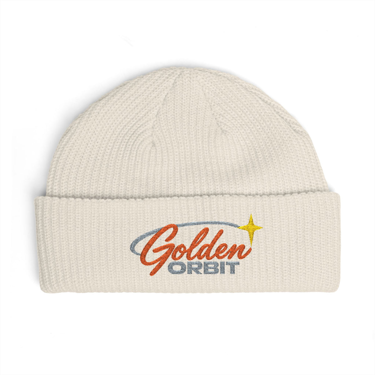 Golden Orbit Logo Cuff Beanie