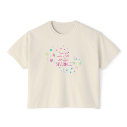 Sparkle Women's Boxy Tee