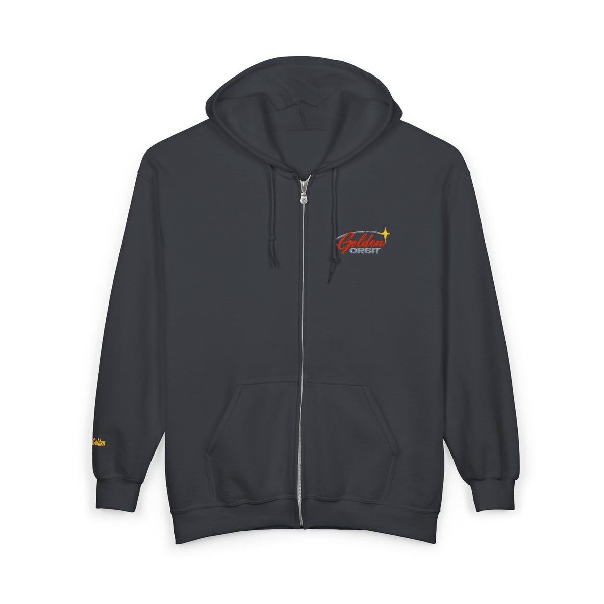 Stay Golden Logo Full Zip Hooded Sweatshirt