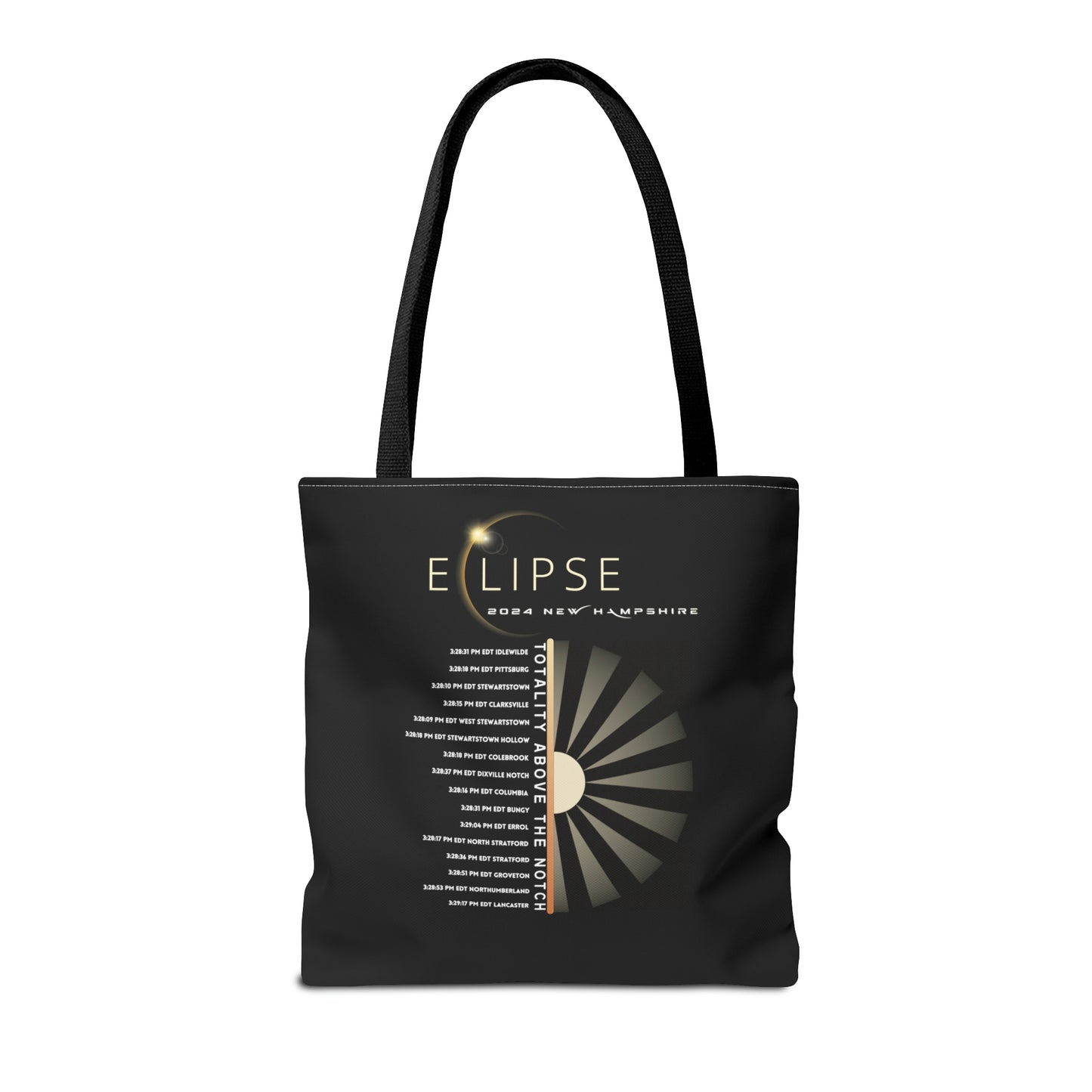 Eclipse New Hampshire Moose Tote Bag