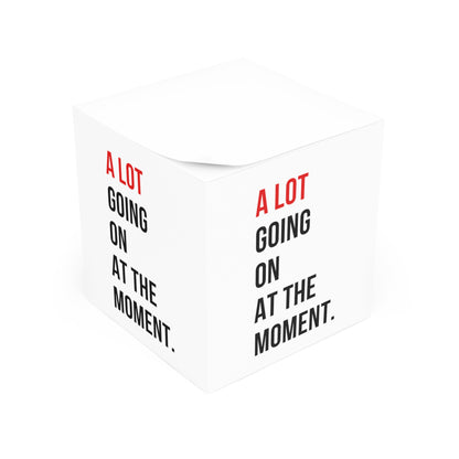 A Lot Going On Swiftie Note Cube