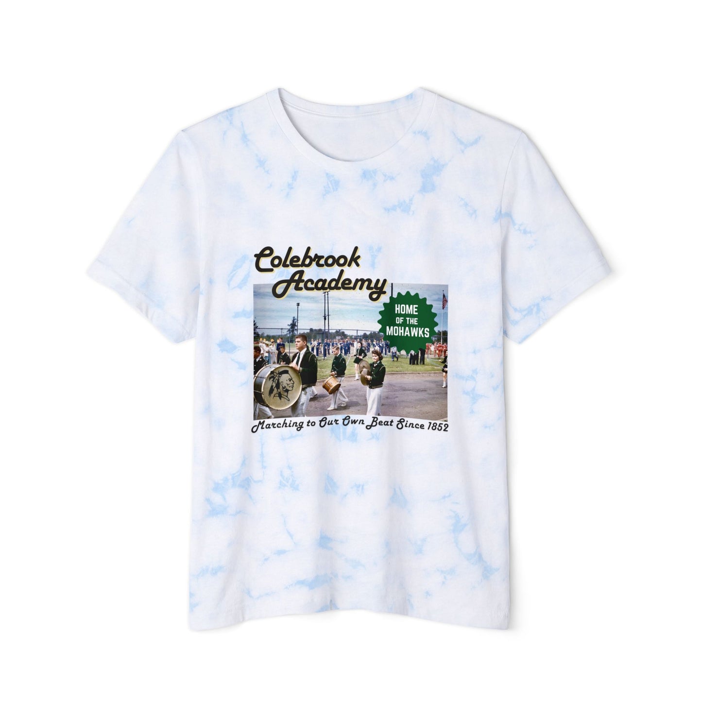 Retro Colebrook Academy Band Tie-Dyed T-Shirt