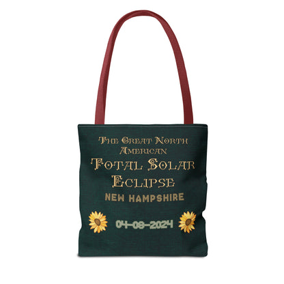 Eclipse New Hampshire Needlepoint Inspired Tote Bag