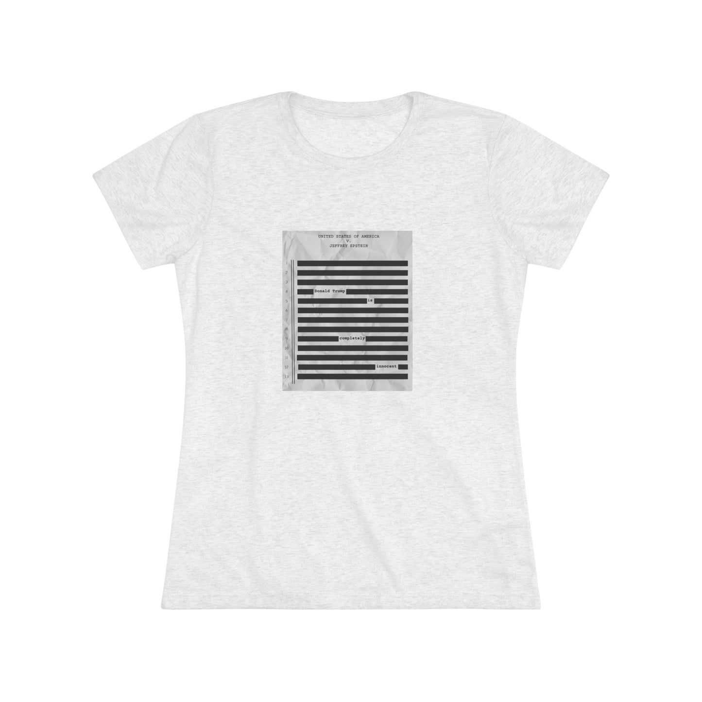 Release ALL The Files Women's Fitted Tee