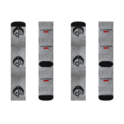 Brother Hood of Steel Sublimation Socks