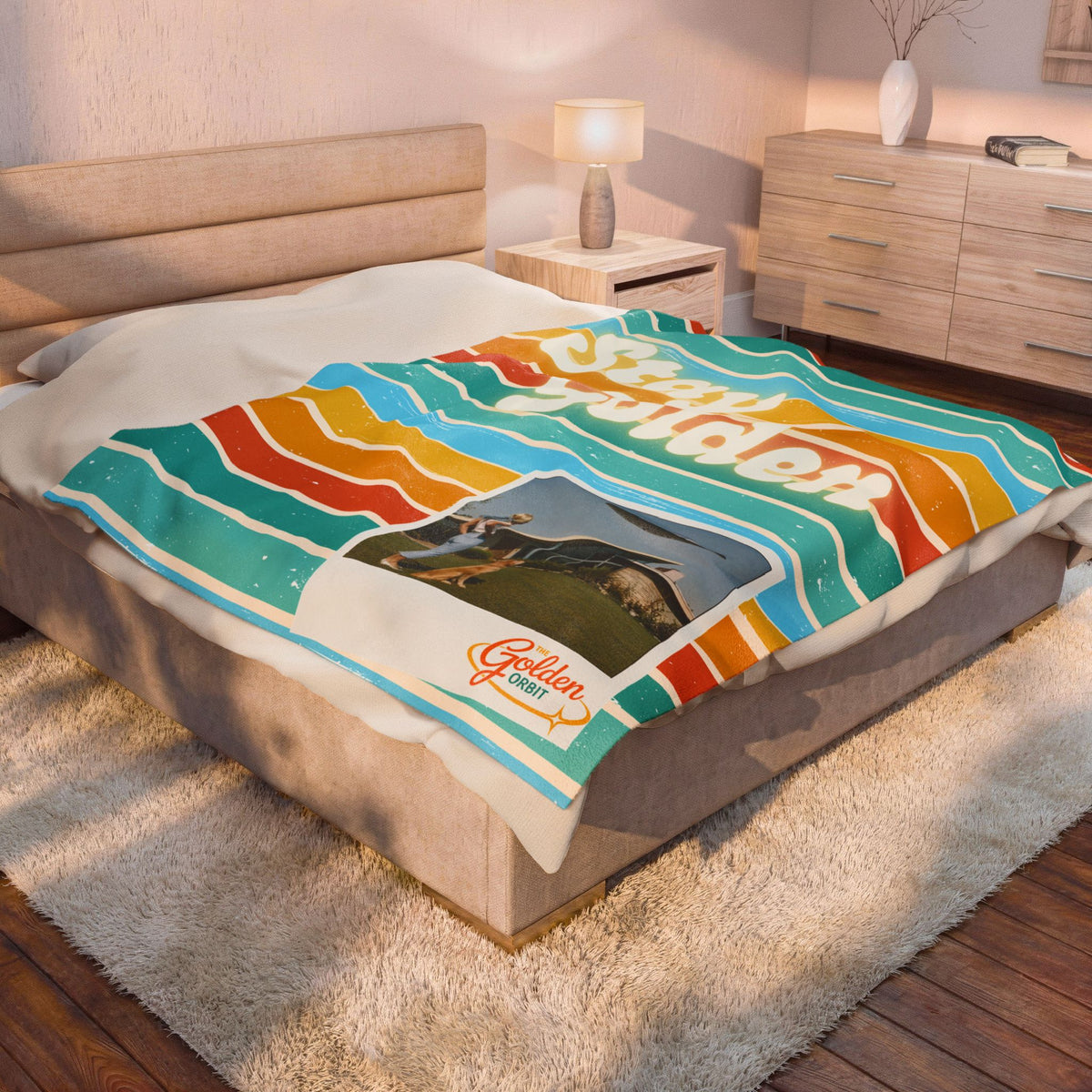 Stay Golden Plush Blanket