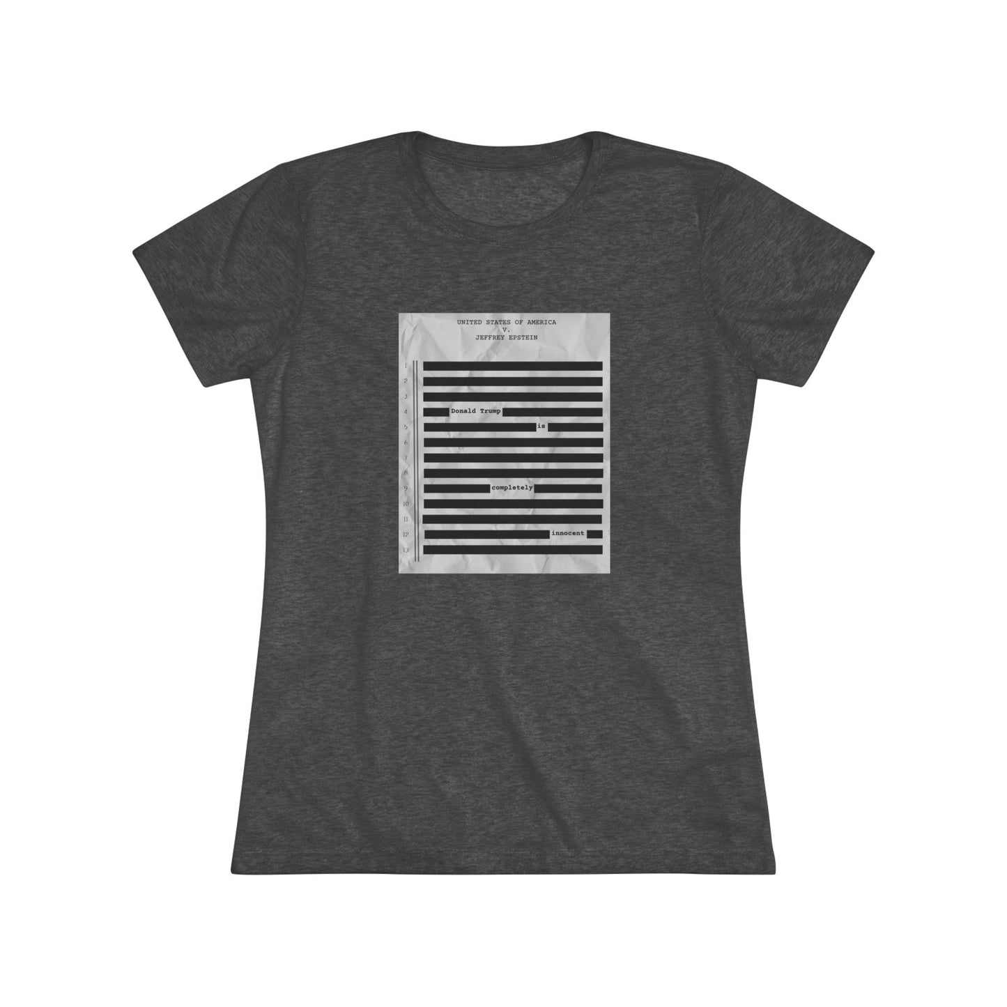 Release ALL The Files Women's Fitted Tee