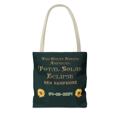 Eclipse New Hampshire Needlepoint Inspired Tote Bag