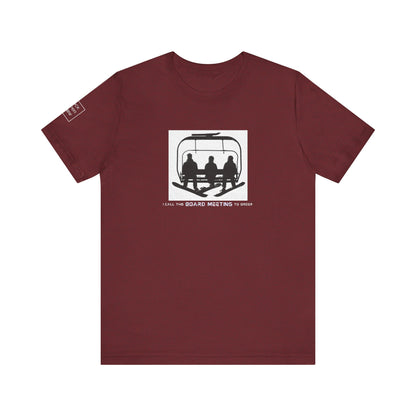 Board Meeting Snowboarder Tee