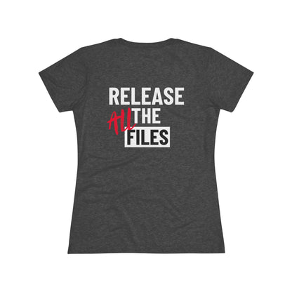 Release ALL The Files Women's Fitted Tee