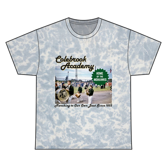 Retro Colebrook Academy Band Tie-Dyed T-Shirt