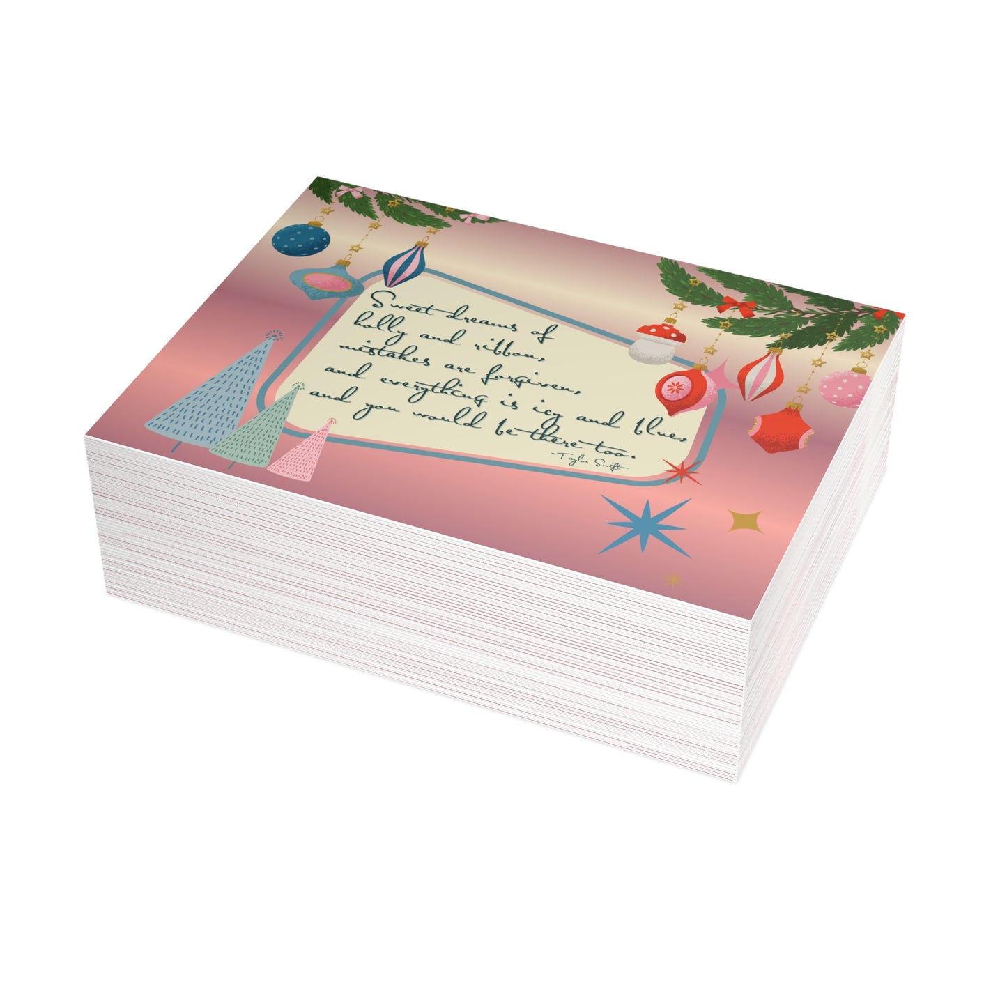 Swiftie Christmas Card Postcard Bundles