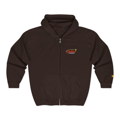 Golden Orbit Unisex Heavy Blend™ Full Zip Hooded Sweatshirt
