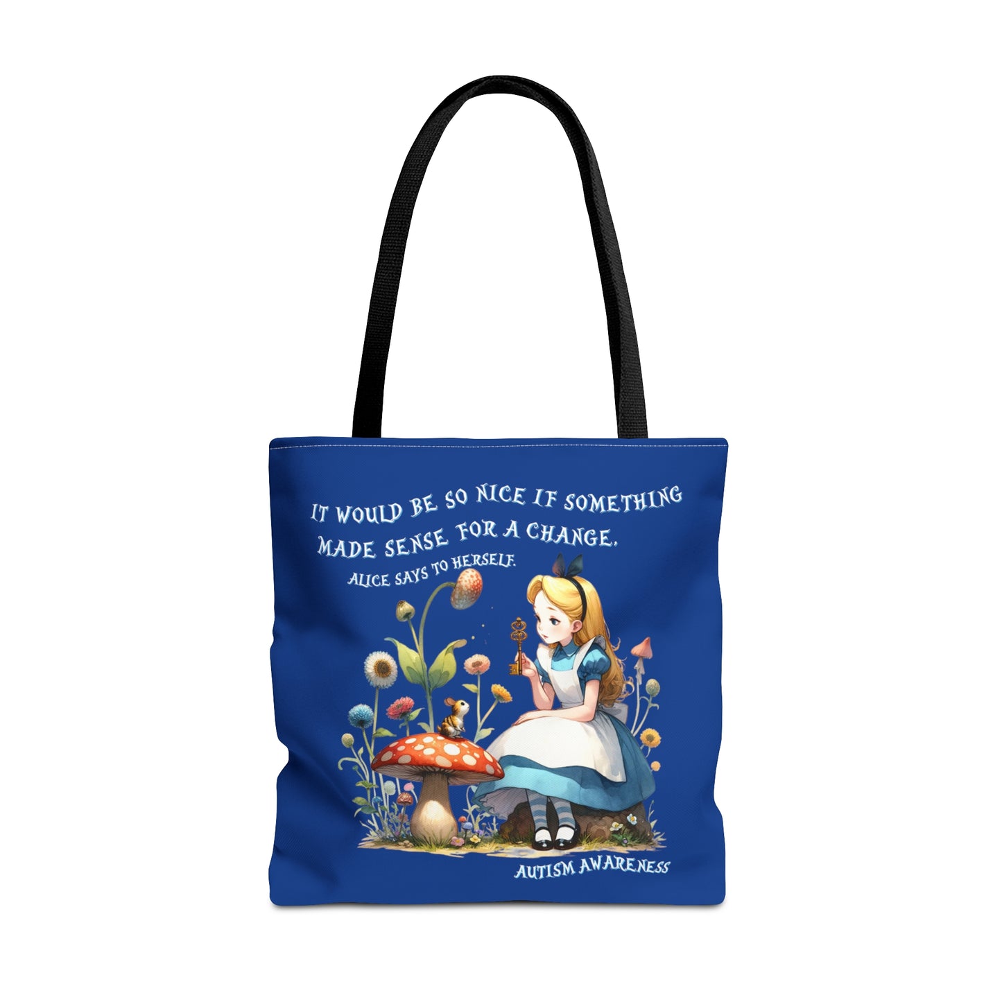 Alice Autism Awareness Tote Bag