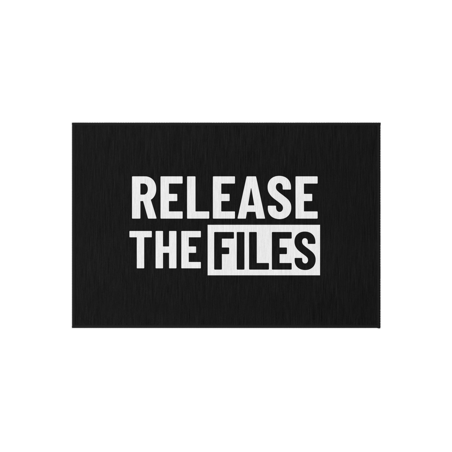 Release the Files Outdoor Rug