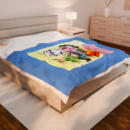 Sugar Snow Fairy Velveteen Plush Blanket