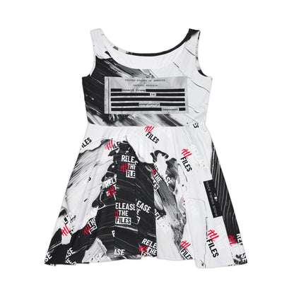 Perfectly Redacted Skater Dress