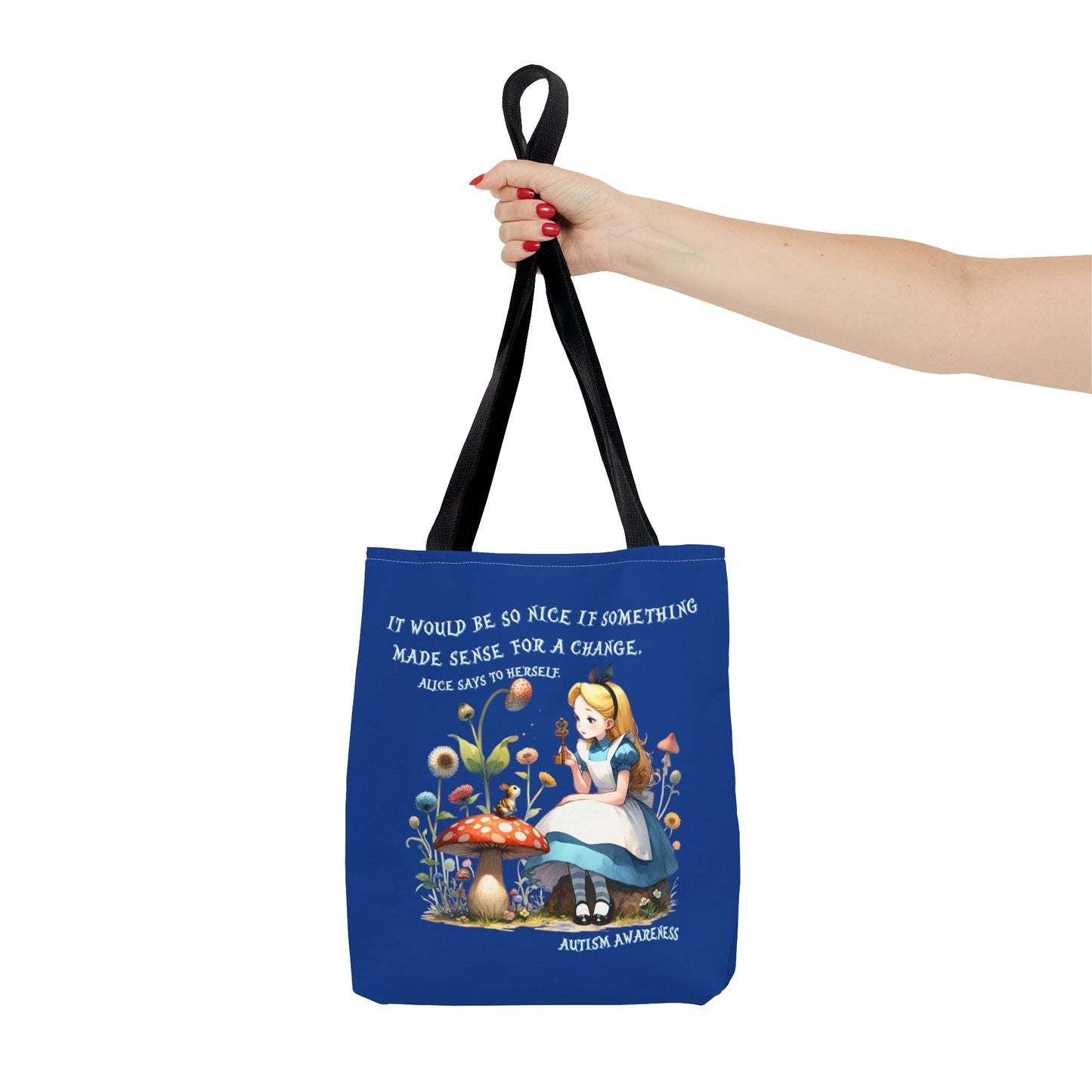 Alice Autism Awareness Tote Bag