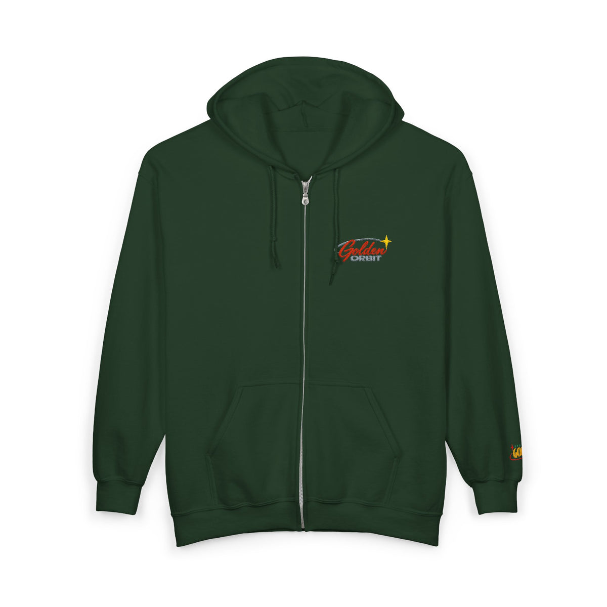 Golden Orbit Unisex Heavy Blend™ Full Zip Hooded Sweatshirt