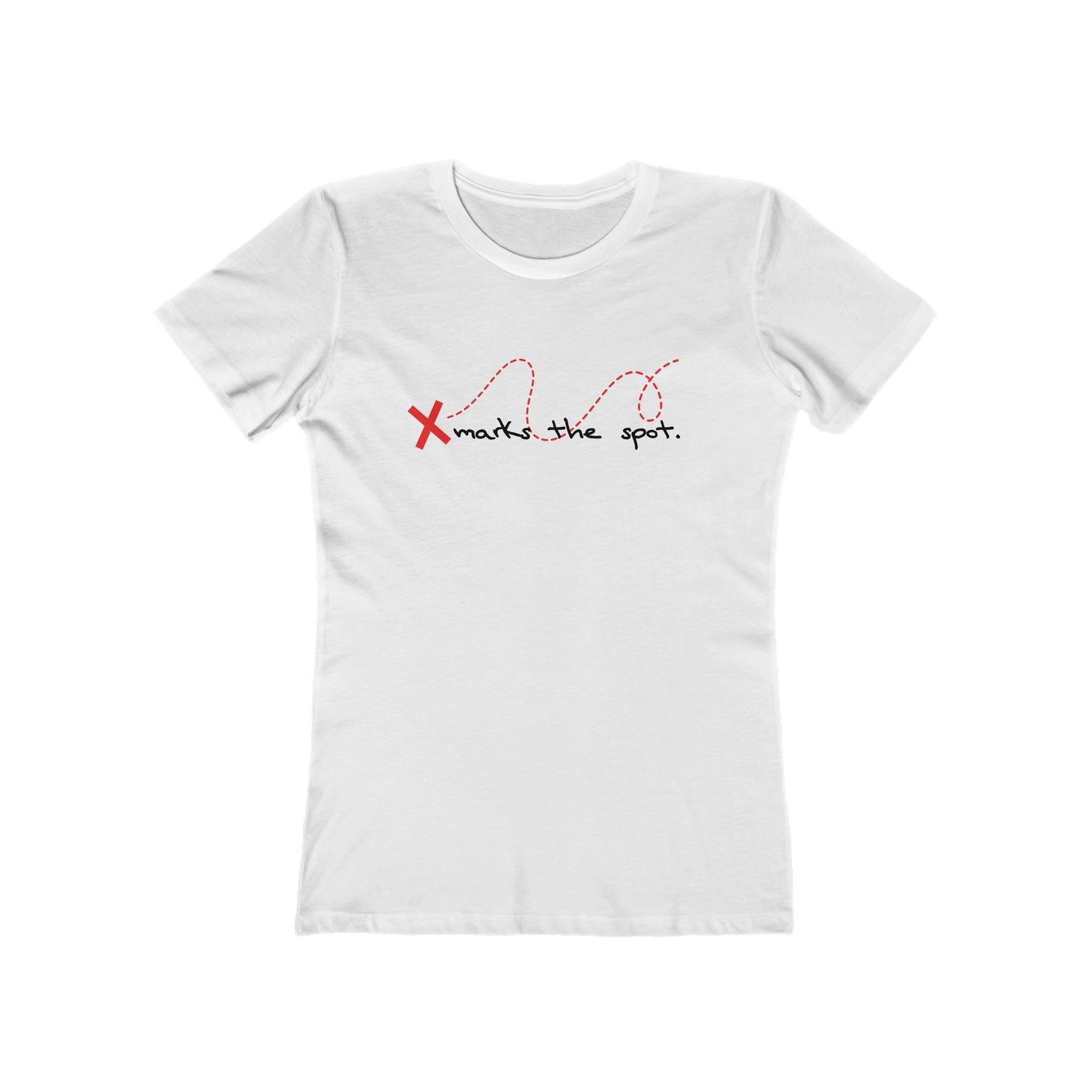 X Marks The Spot Boyfriend Tee for Women