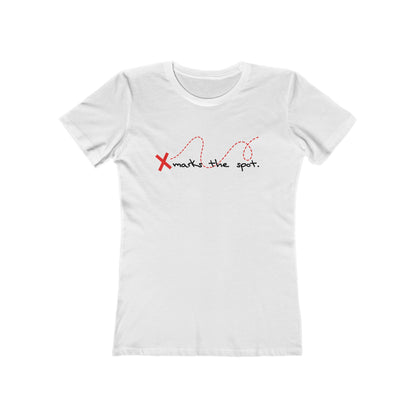 X Marks The Spot Boyfriend Tee for Women