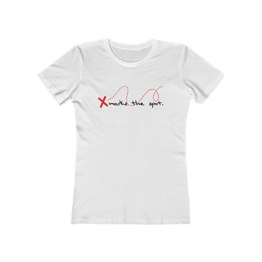 X Marks The Spot Boyfriend Tee for Women