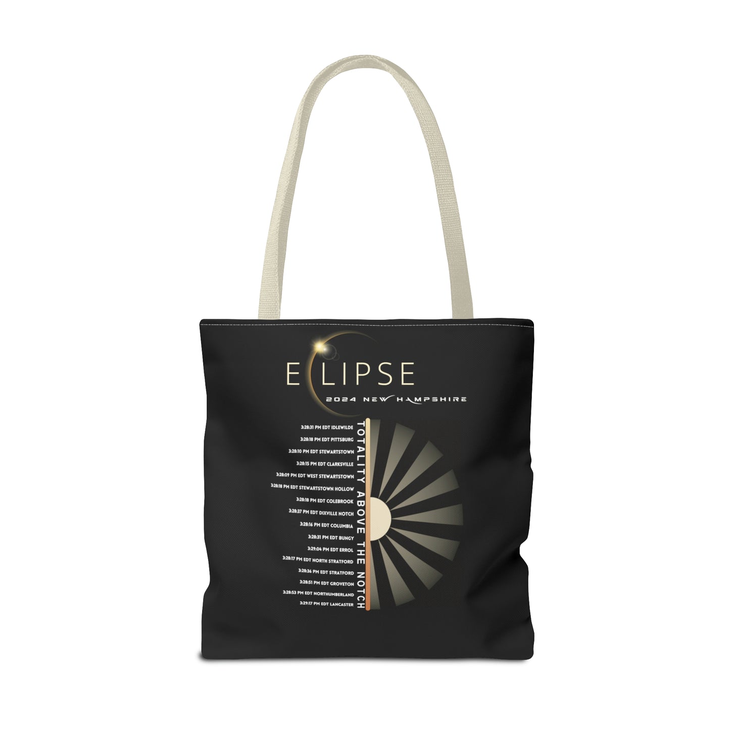 Eclipse New Hampshire Moose Tote Bag